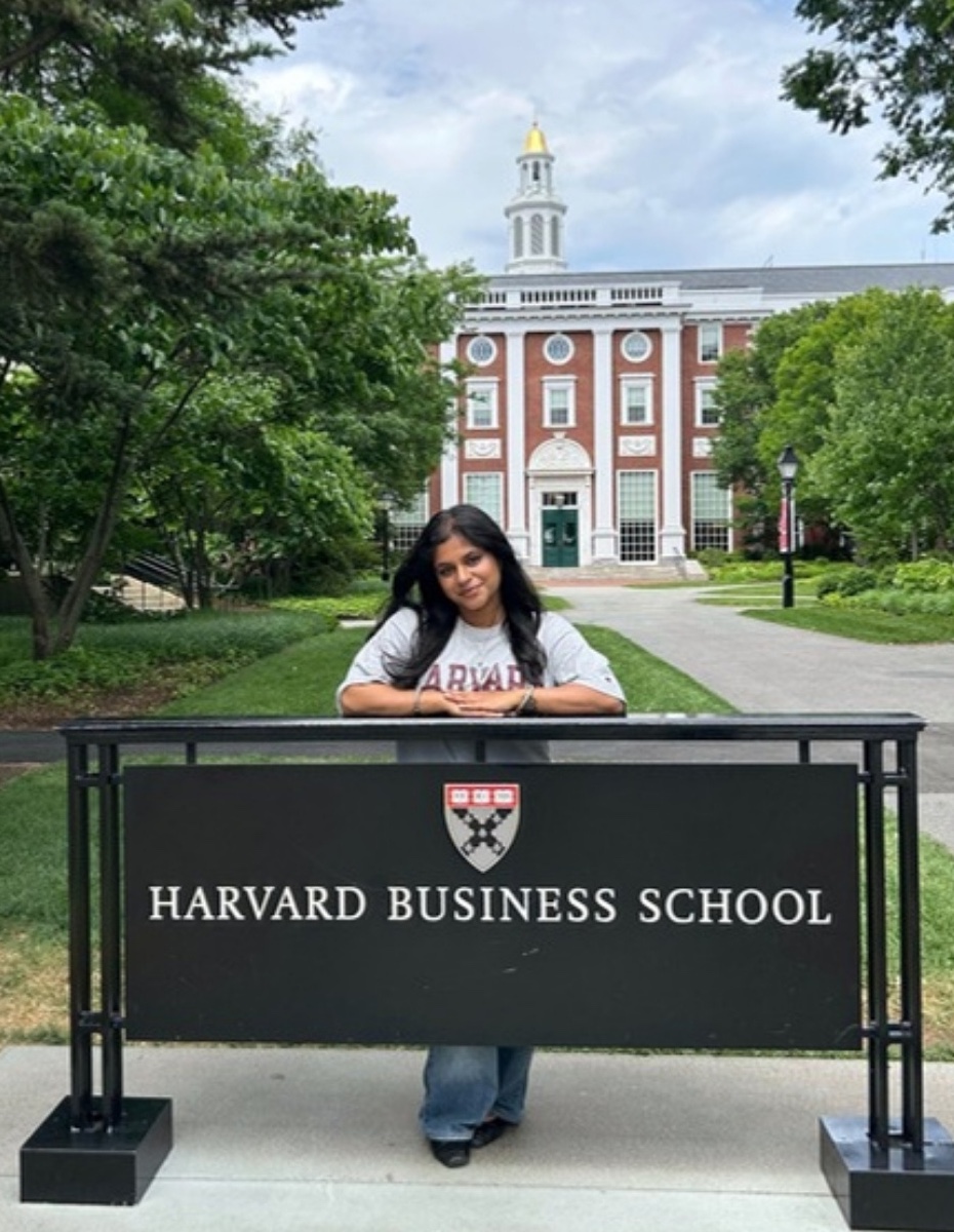 Anandi at Harvard Business School